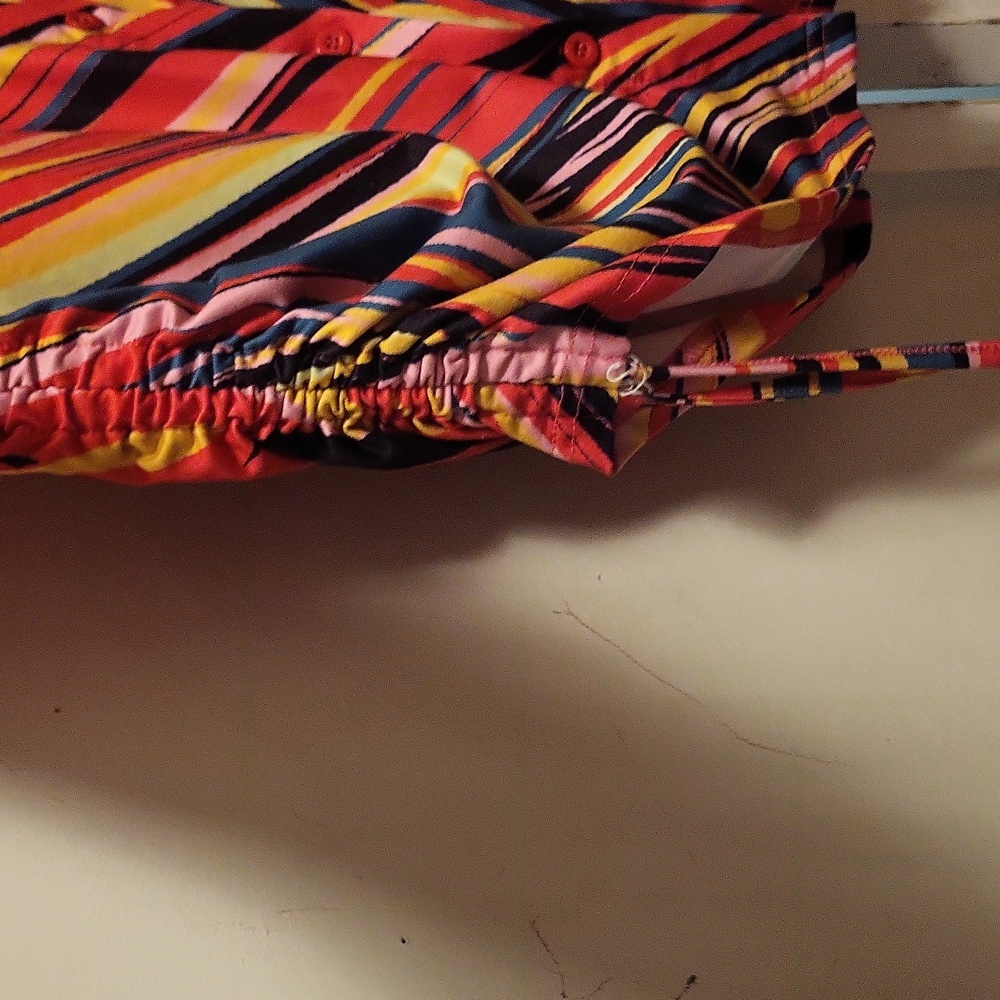 SHEIN Colorful Striped Blouse - Picture 4 of 5